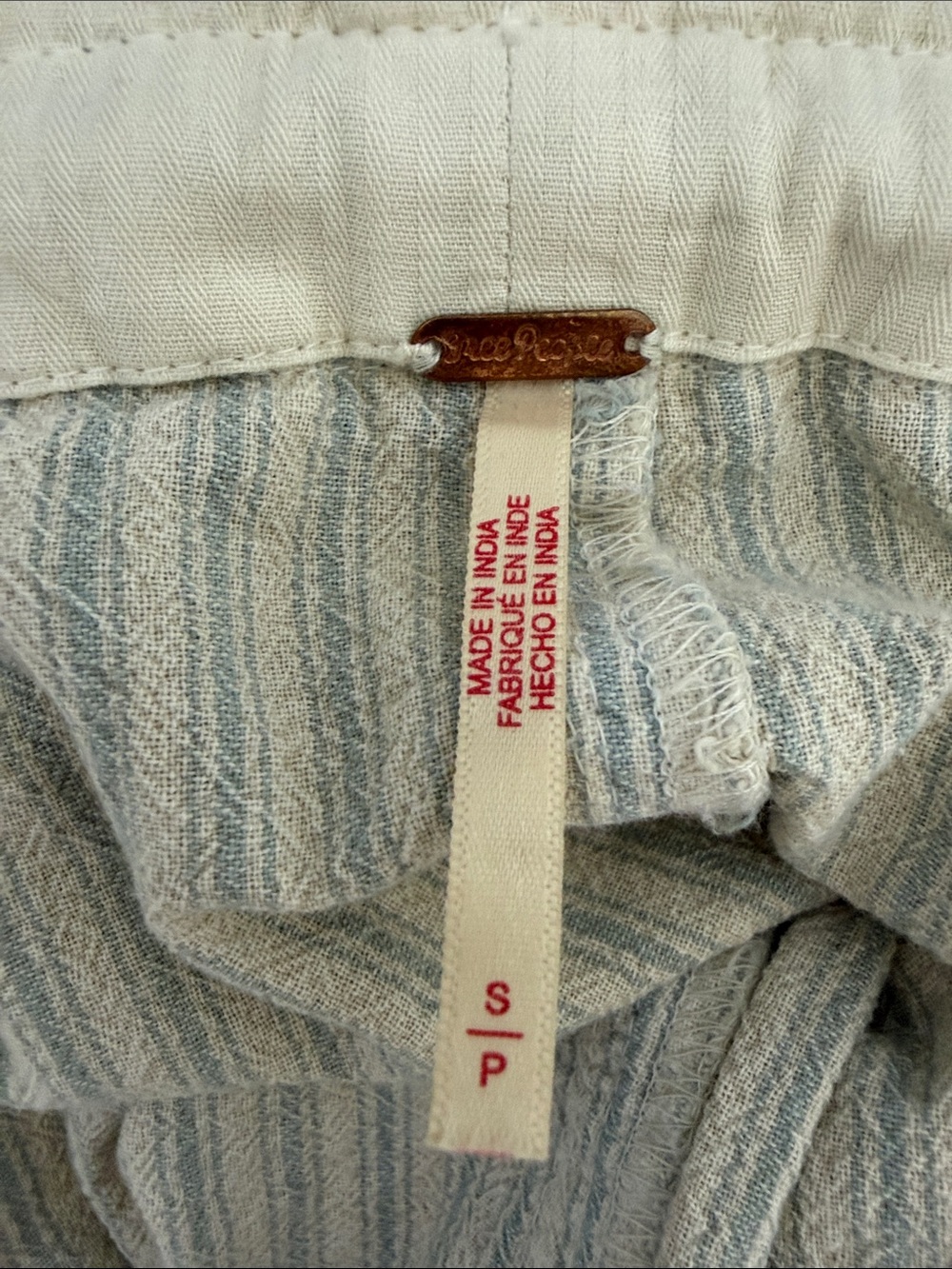 Free People Runyon Pant Cotton Harem Drop Crotch Pocket Boho Jogger Size Small - Picture 14 of 16